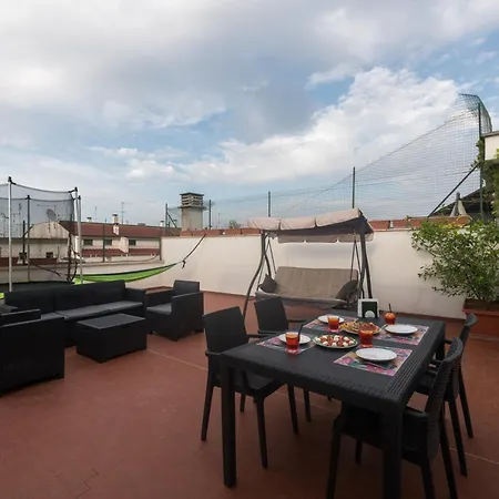 Tiburtina Station Rooftop Angel Joy With Private Terrace - Superattico Con Terrazzo Privato רומא