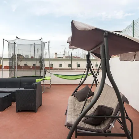 Tiburtina Station Rooftop Angel Joy With Private Terrace - Superattico Con Terrazzo Privato דירה *